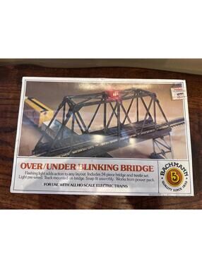 Vintage Bachmann Over/Under Blinking Bridge NIB